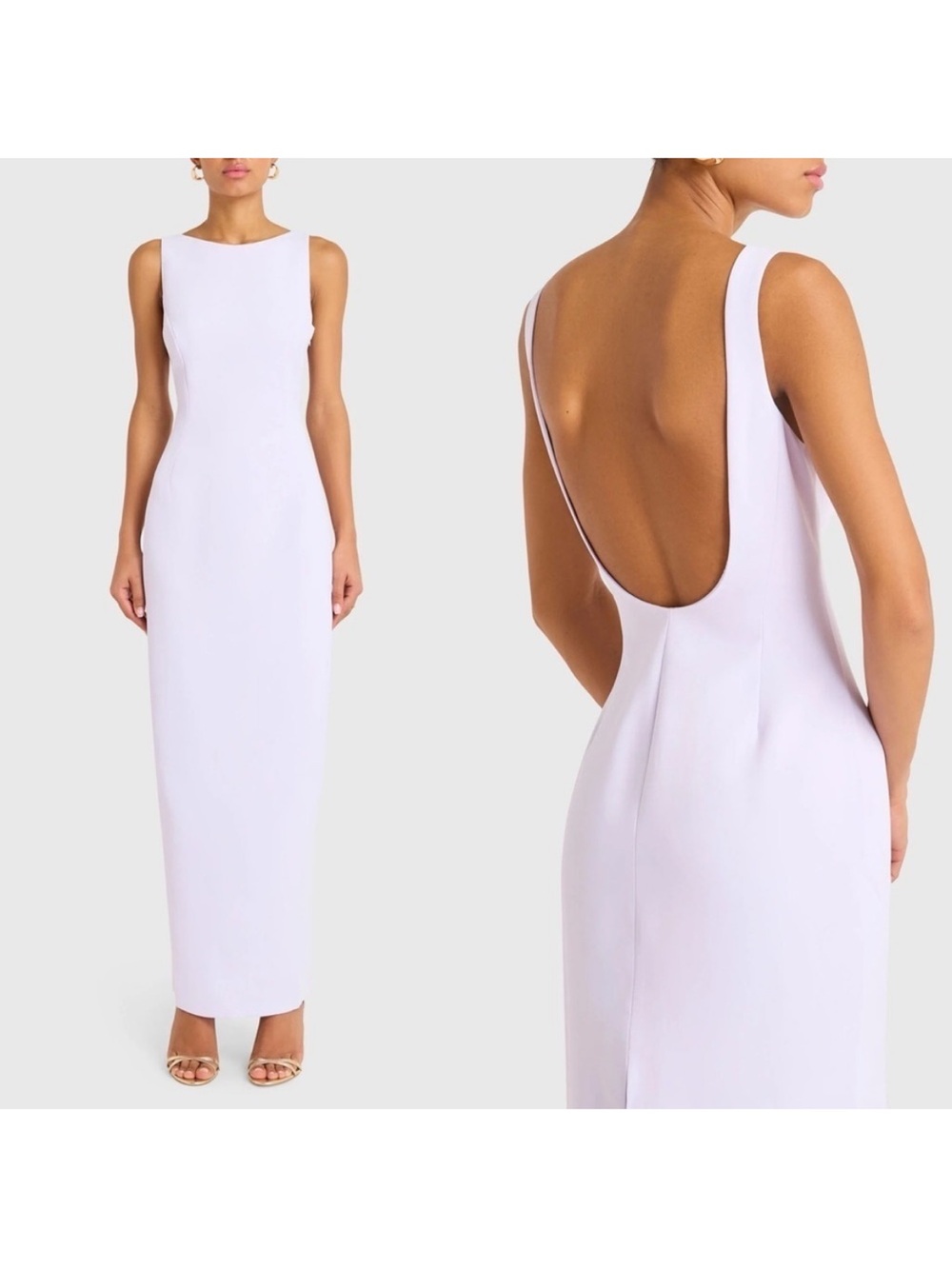 AMANDA UPRICHARD Marbella Maxi Dress in Lavender L